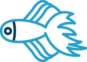 Betta fish Vector Icon Design