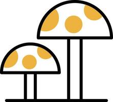 Mushrooms Vector Icon Design