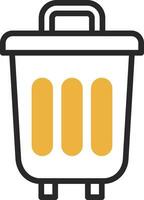 Trash Can Vector Icon Design