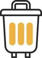 Trash Can Vector Icon Design