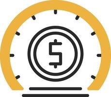 Time is money Vector Icon Design