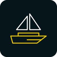 Sailing Vector Icon Design