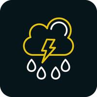 diseño de icono de vector de tormenta