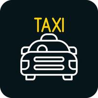 diseño de icono de vector de taxi