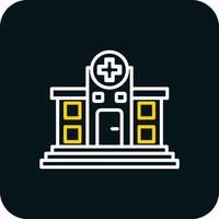 diseño de icono de vector de hospital