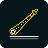 Shakuhachi Vector Icon Design