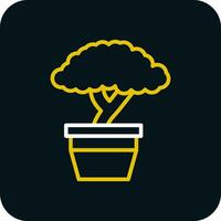 Bonsai Vector Icon Design