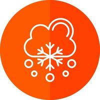 Snowfalling Vector Icon Design