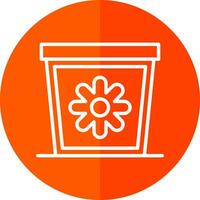 Plant Pot Vector Icon Design