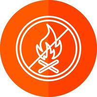 No Fire Allowed Vector Icon Design