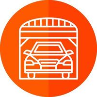 Garage Vector Icon Design