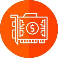 Gpu mining Vector Icon Design