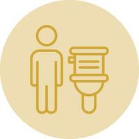 Restroom Vector Icon Design