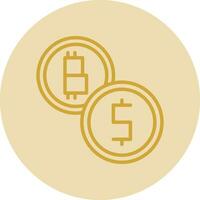 Cryptocurrency Vector Icon Design