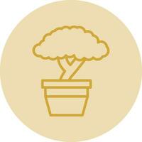 Bonsai Vector Icon Design