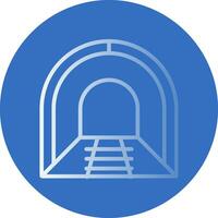 diseño de icono de vector de túnel