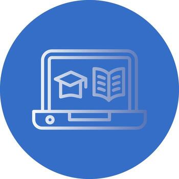 Online course Vector Icon Design
