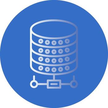 diseño de icono de vector de base de datos