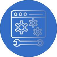 Web maintenance Vector Icon Design