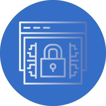 Web encryption Vector Icon Design