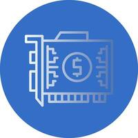 Gpu mining Vector Icon Design