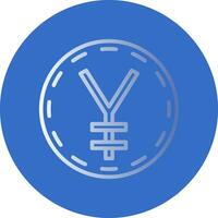Japanese yen Vector Icon Design