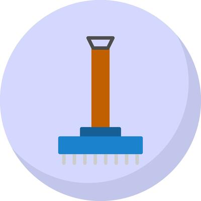 Rake Vector Icon Design