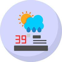 pronóstico analítica vector icono diseño