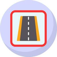 Motorway Vector Icon Design