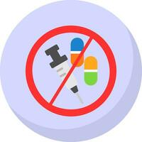 No Drugs Vector Icon Design