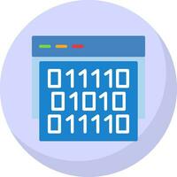Binary code Vector Icon Design
