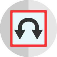 Double Curve Vector Icon Design