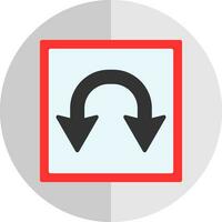 Double Curve Vector Icon Design