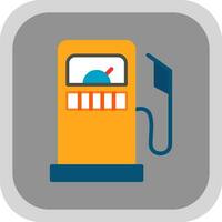 Gas Station Vector Icon Design