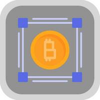 Distributed ledger Vector Icon Design