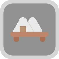 Onigiri Vector Icon Design