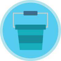 Bucket Vector Icon Design