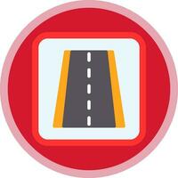 Motorway Vector Icon Design