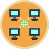 Local network Vector Icon Design