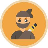 Ninja Vector Icon Design