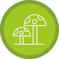 Mushrooms Vector Icon Design