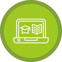 Online course Vector Icon Design