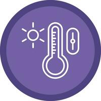 Temperature control Vector Icon Design