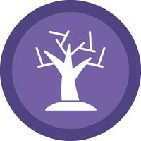 Dry Tree Vector Icon Design