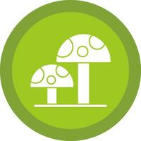 Mushrooms Vector Icon Design