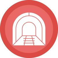 diseño de icono de vector de túnel