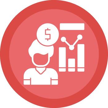 Trader Vector Icon Design