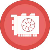 Gpu mining Vector Icon Design