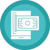 Digital wallet Vector Icon Design