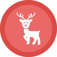 Reindeer Vector Icon Design